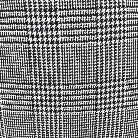 Brooks Brothers 346 Houndstooth Black White Plaid Wool Skirt size 12 Career Wear - Picture 3 of 9
